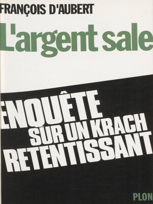 cover image of L'Argent sale